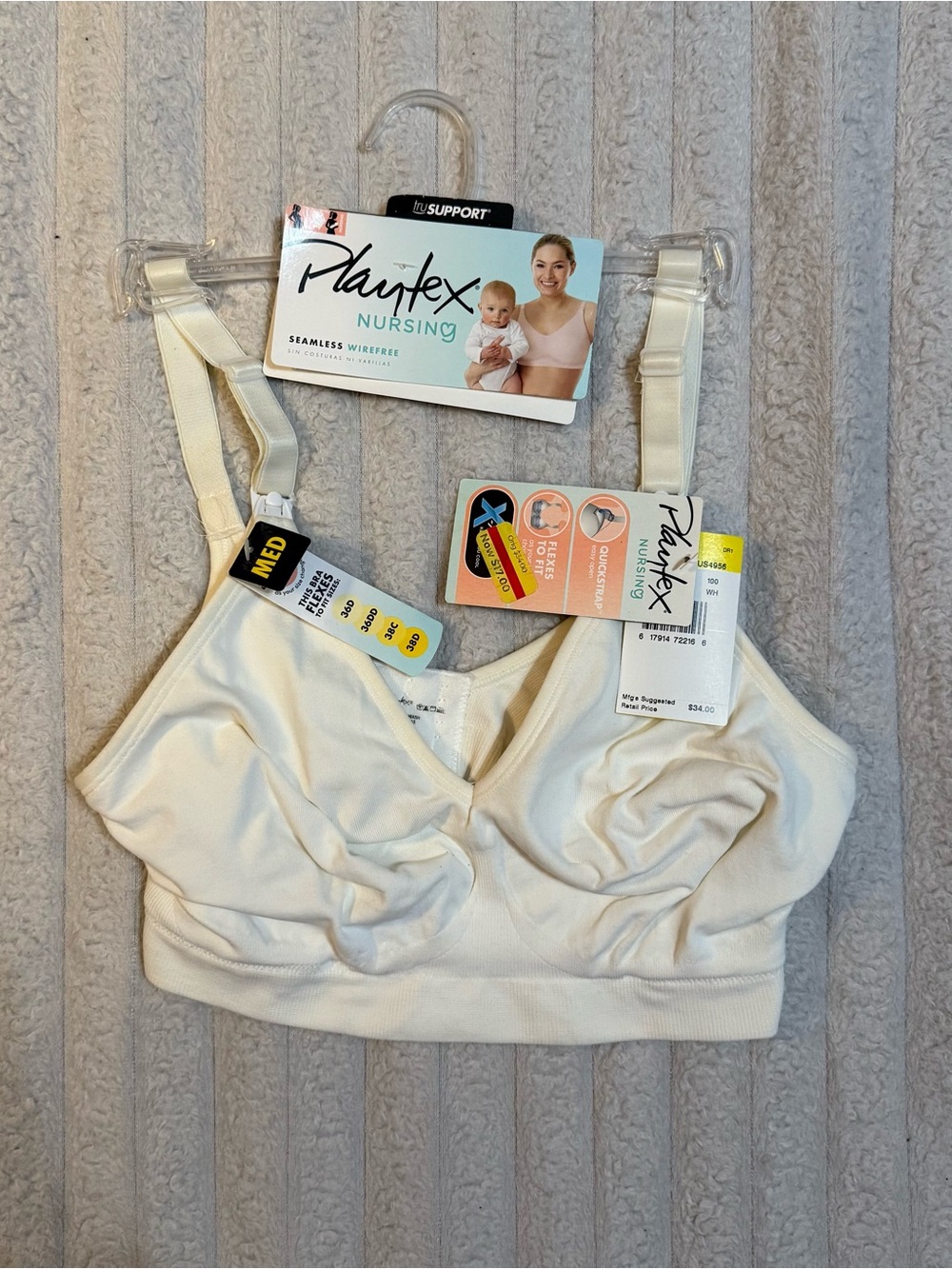 NWT Playtex Nursing Bra M